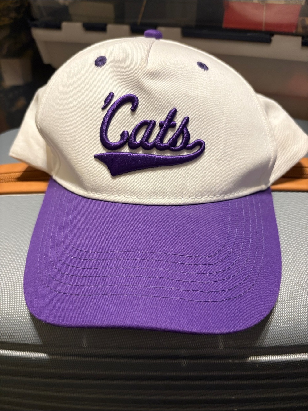 Northwest 'Cats' Two-Tone Baseball Cap - White & Purple